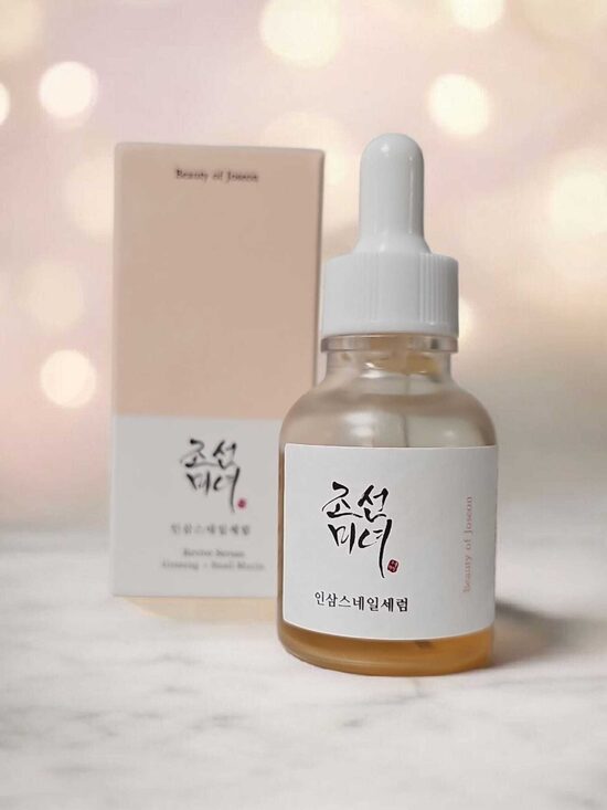 Beauty of Joseon Revive Serum: Ginseng + Snail Mucin – atjaunojošs serums ar žeņšeņu un gliemežu mucīnu